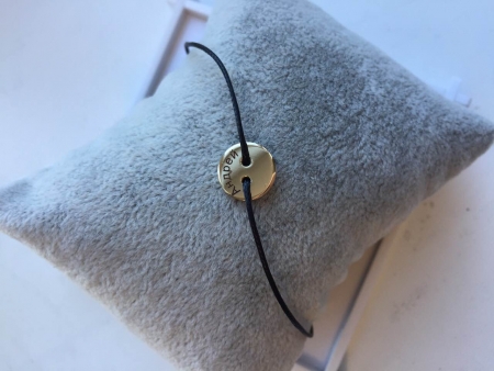 Золотая пуговица с именем