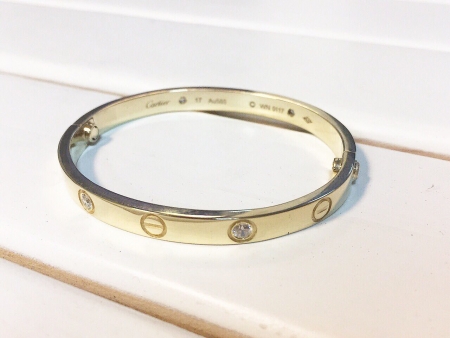 Золотой браслет c бриллиантами Cartier