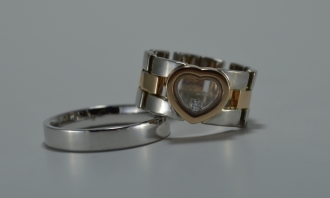 Золотые обручальные кольца Chopard на заказ