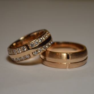 золотые обручальные кольца