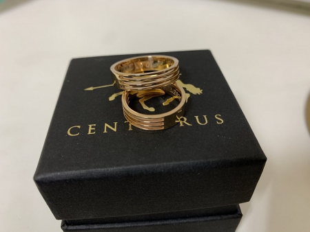 Обручальные кольца из желтого золота