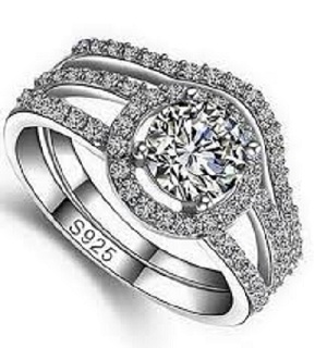 Серебряное кольцо 925 пробы