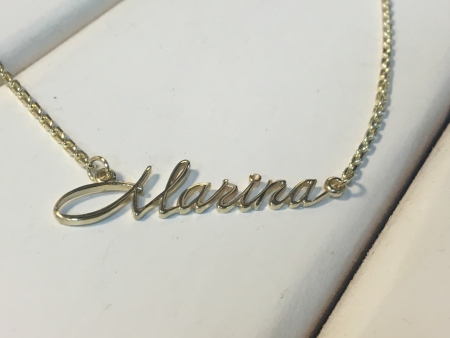 Именное колье