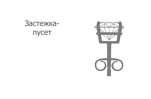 застежки пусеты под заказ недорого